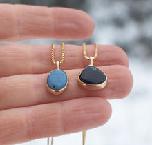 Load image into Gallery viewer, Light Blue + Gold