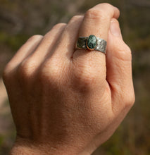 Load image into Gallery viewer, Green + Gold; Fits size 7.5- 7.75