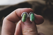 Load image into Gallery viewer, Emerald Studs Number 2