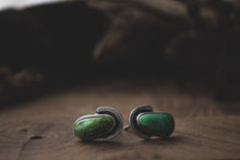 Load image into Gallery viewer, Emerald Studs Number 2