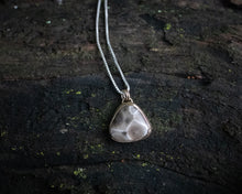 Load image into Gallery viewer, Petoskey Necklace #3; With Gold!