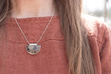 Load image into Gallery viewer, Petoskey Half Moon Necklace