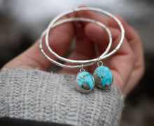 Load image into Gallery viewer, Big Ole Hoops / Turquoise