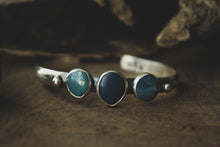 Load image into Gallery viewer, Blue Pebble Cuff