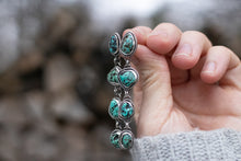 Load image into Gallery viewer, Turquoise Waterfall Studs