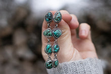 Load image into Gallery viewer, Turquoise Waterfall Studs