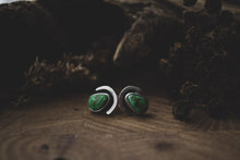 Load image into Gallery viewer, Emerald Studs Number 1