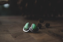 Load image into Gallery viewer, Emerald Studs Number 4