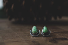 Load image into Gallery viewer, Emerald Studs Number 4
