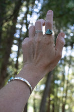 Load image into Gallery viewer, Half moon ring; Size 6.
