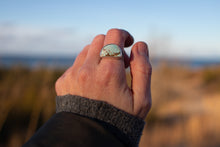 Load image into Gallery viewer, Textured Moon Ring, size 7.25