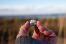 Load image into Gallery viewer, Textured Moon Ring, size 7.25