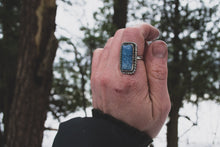 Load image into Gallery viewer, Rectangular Blue; Size 5.5