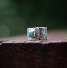 Load image into Gallery viewer, Blue Bloom Ring; Fits Size 6.75