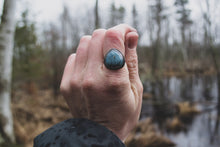 Load image into Gallery viewer, Lightning Blue Ring; Size 5.75
