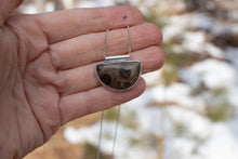Load image into Gallery viewer, Petoskey Half Moon Necklace