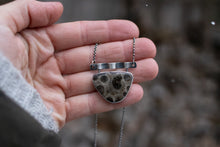 Load image into Gallery viewer, Petoskey Shield Necklace