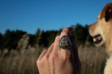 Load image into Gallery viewer, Petoskey Teardrop Ring; Size 7.25