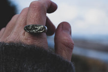 Load image into Gallery viewer, Bars of Silver Ring size 7.5