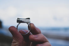 Load image into Gallery viewer, Bars of Silver Ring size 7.5