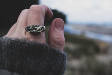 Load image into Gallery viewer, Bars of Silver Ring size 7.5