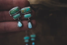 Load image into Gallery viewer, Stone Cairns Studs with Dangle