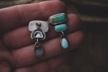 Load image into Gallery viewer, Stone Cairns Studs with Dangle