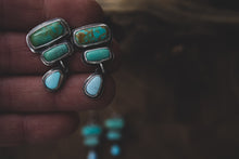 Load image into Gallery viewer, Stone Cairns Studs with Dangle