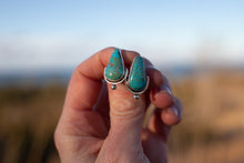 Load image into Gallery viewer, Turquoise Teardrop Studs