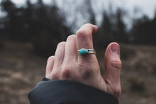 Load image into Gallery viewer, Turquoise Stacks; Size 7.5