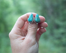 Load image into Gallery viewer, Turquoise Teardrop Studs