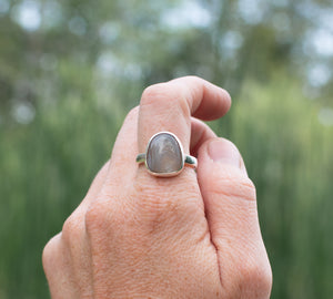 Lake Superior Agate Ring 2; Size 8.25