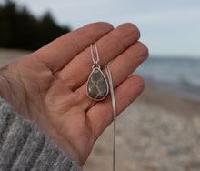 Load image into Gallery viewer, Petoskey Teardrop Necklace
