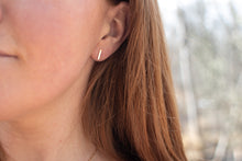 Load image into Gallery viewer, Sunset Studs; Hammered (Preorder)
