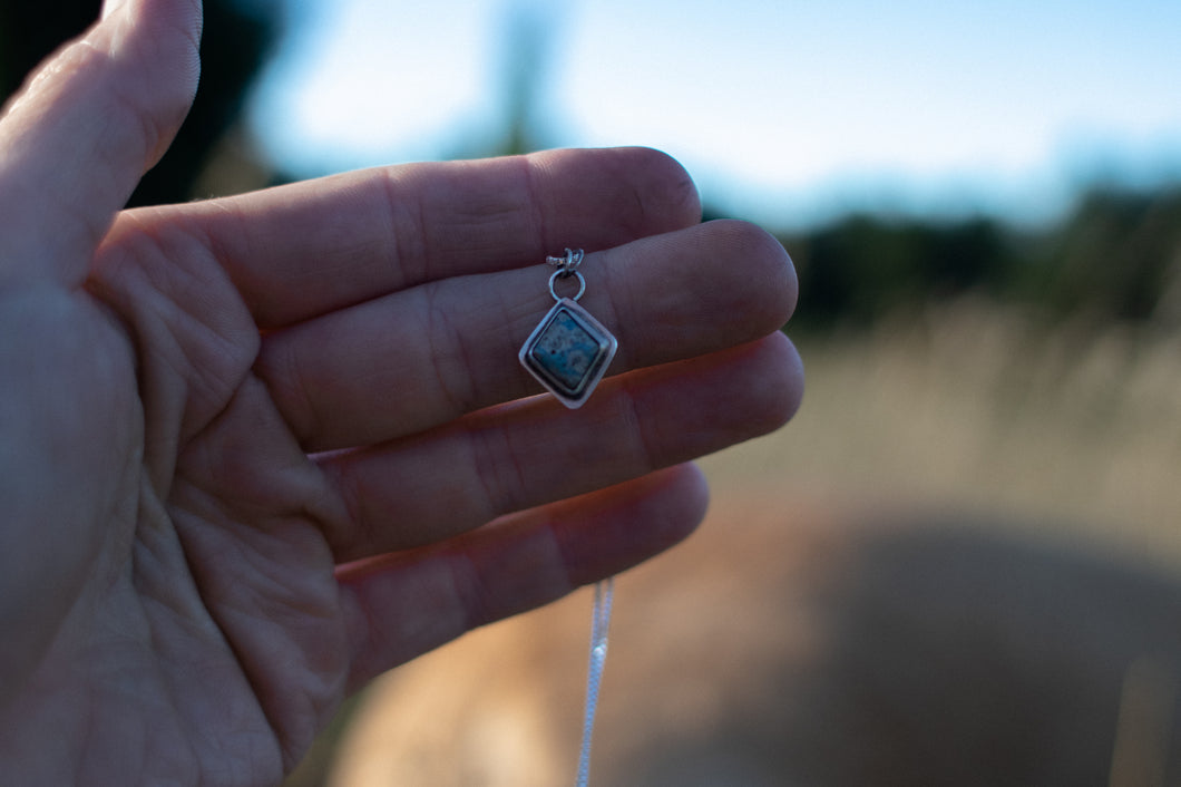 Blue Diamond Necklace