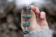 Load image into Gallery viewer, Turquoise Waterfall Studs
