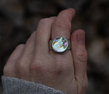 Load image into Gallery viewer, Galaxy Ring; size 8.5-8.75
