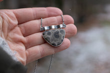 Load image into Gallery viewer, Petoskey Shield Necklace

